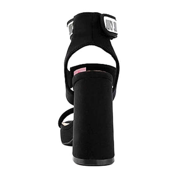 NIB! JUICY by JUICY COUTURE Women's Heeled Sandals in Black & White - Picture 4 of 6